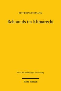 Book Cover for Rebounds Im Klimarecht by Matthias Leymann