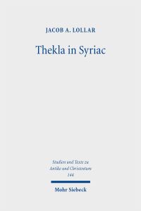 Book Cover for Thekla in Syriac by Jacob A Lollar