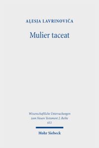 Book Cover for Mulier Taceat by Alesja Lavrinovica