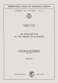 Book Cover for An Introduction to the Theory of Automata by Fabrizio Luccio