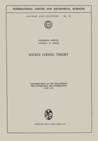 Book Cover for Source Coding Theory by Giuseppe Longo
