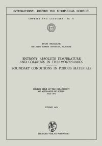 Book Cover for Entropy, Absolute Temperature and Coldness in Thermodynamics by Ingo Mueller
