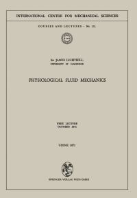 Book Cover for Physiological Fluid Mechanics by James Lighthill