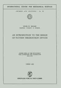 Book Cover for An Introduction to the Design of Pattern Recognition Devices by PW Becker