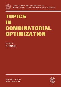 Book Cover for Topics in Combinatorial Optimization by S Rinaldi
