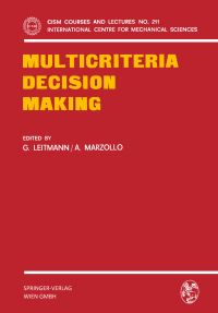 Book Cover for Multicriteria Decision Making by G Leitmann, A Marzollo