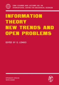 Book Cover for Information Theory New Trends and Open Problems by G Longo