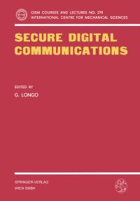 Book Cover for Secure Digital Communications by G Longo