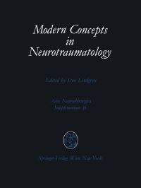 Book Cover for Modern Concepts in Neurotraumatology by S Lindgren