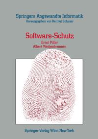 Book Cover for Software-Schutz by E Piller, A Weissenbrunner