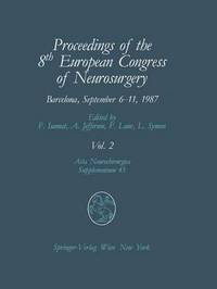 Book Cover for Proceedings of the 8th European Congress of Neurosurgery, Barcelona, September 6-11, 1987 by Fabian Isamat, Antony Jefferson, Friedrich Loew, Lindsay Symon