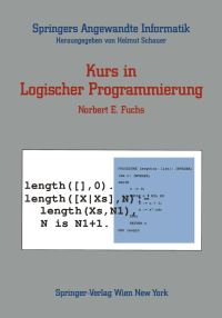 Book Cover for Kurs in Logischer Programmierung by Norbert E Fuchs