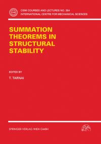 Book Cover for Summation Theorems in Structural Stability by T Tarnai