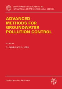 Book Cover for Advanced Methods for Groundwater Pollution Control by Guiseppe Gambolati, Giorgio Verri