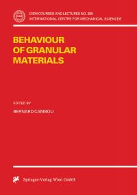 Book Cover for Behaviour of Granular Materials by Bernard Cambou
