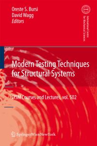 Book Cover for Modern Testing Techniques for Structural Systems by Oreste S Bursi, David Wagg