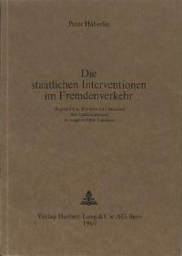 Book Cover for Die Staatlichen Interventionen Im Fremdenverkehr by Peter Häberlin