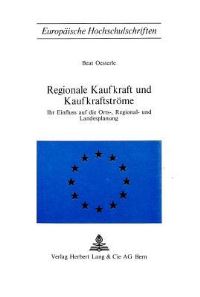 Book Cover for Regionale Kaufkraft Und Kaufkraftstrome by Beat Oesterle