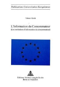 Book Cover for L'information Du Consommateur by Viktor Grob
