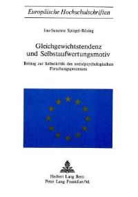 Book Cover for Gleichgewichtstendenz Und Selbstaufwertungsmotiv by InaSusanne SpiegelRösing