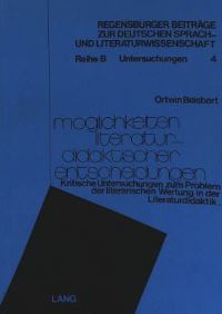 Book Cover for Moglichkeiten Literaturdidaktischer Entscheidungen by Ortwin Beisbart