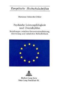Book Cover for Psychische Leistungsfahigkeit Und Ovarialzyklus by Marianne SchneiderDüker