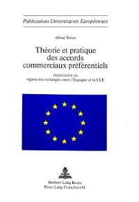 Book Cover for Theorie Et Pratique Des Accords Commerciaux Preferentiels by Alfred Tovias