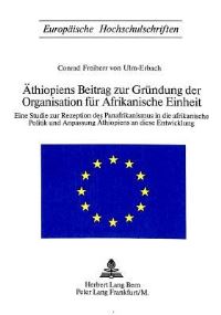 Book Cover for Athiopiens Beitrag Zur Grundung Der Organisation Fur Afrikanische Einheit by 