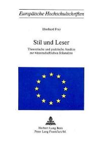 Book Cover for Stil Und Leser by Eberhard Frey