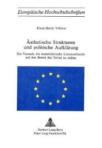 Book Cover for Asthetische Strukturen Und Politische Aufklarung by KlausBernd Vollmar