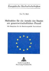 Book Cover for Masszahlen Fur Die Anteile Des Staates Am Gesamtwirtschaftlichen Prozess by Eva Th Büch