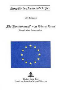 Book Cover for «Die Blechtrommel>> Von Gunter Grass by Lore Ferguson