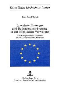 Book Cover for Integrierte Planungs- Und Budgetierungs-Systeme in Der Offentlichen Verwaltung by HansRudolf Schulz