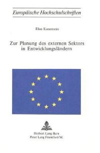 Book Cover for Zur Planung Des Externen Sektors in Entwicklungslandern by Elias Karantonis
