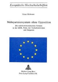 Book Cover for Mehrparteiensystem Ohne Opposition by Heinz Hofmann