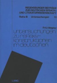 Book Cover for Untersuchungen Zu Reflexivkonstruktionen Im Deutschen by Fritz Wagner