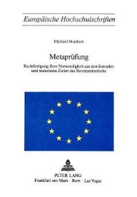 Book Cover for Metaprufung by Michael Munkert