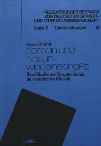 Book Cover for Roman Und Naturwissenschaft by Horst Thomé