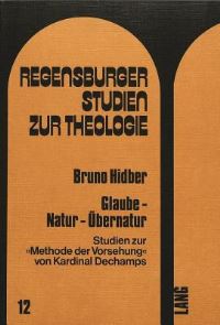 Book Cover for Glaube - Natur - Ubernatur by Bruno Hidber