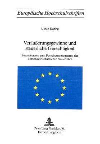 Book Cover for Verausserungsgewinne Und Steuerliche Gerechtigkeit by Ulrich Döring
