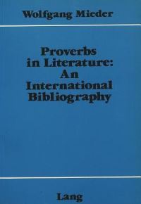 Book Cover for Proverbs in Literature by Wolfgang Mieder