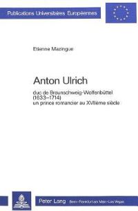 Book Cover for Anton Ulrich by Etienne Mazingue