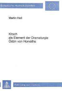 Book Cover for Kitsch Als Element Der Dramaturgie Odon Von Horvaths by Martin Hell