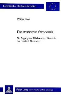 Book Cover for Die Desperate Erkenntnis by Walter Joos