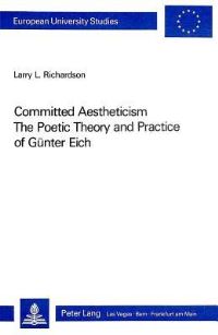 Book Cover for Committed Aestheticism by Larry L Richardson
