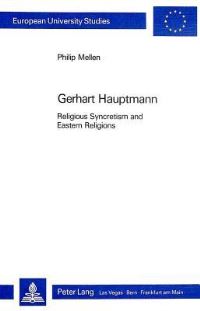 Book Cover for Gerhart Hauptmann by Philip Mellen