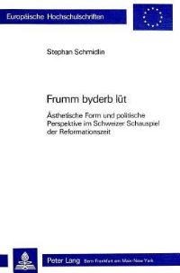 Book Cover for Frumm Byderb Lut by Stephan Schmidlin