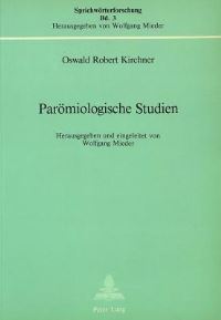 Book Cover for Paromiologische Studien by Oswald Robert Kirchner