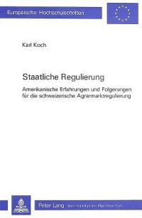 Book Cover for Staatliche Regulierung by Karl Koch