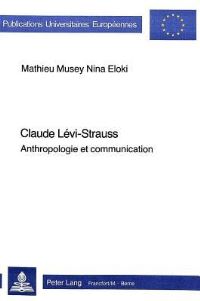 Book Cover for Claude Levi-Strauss by 